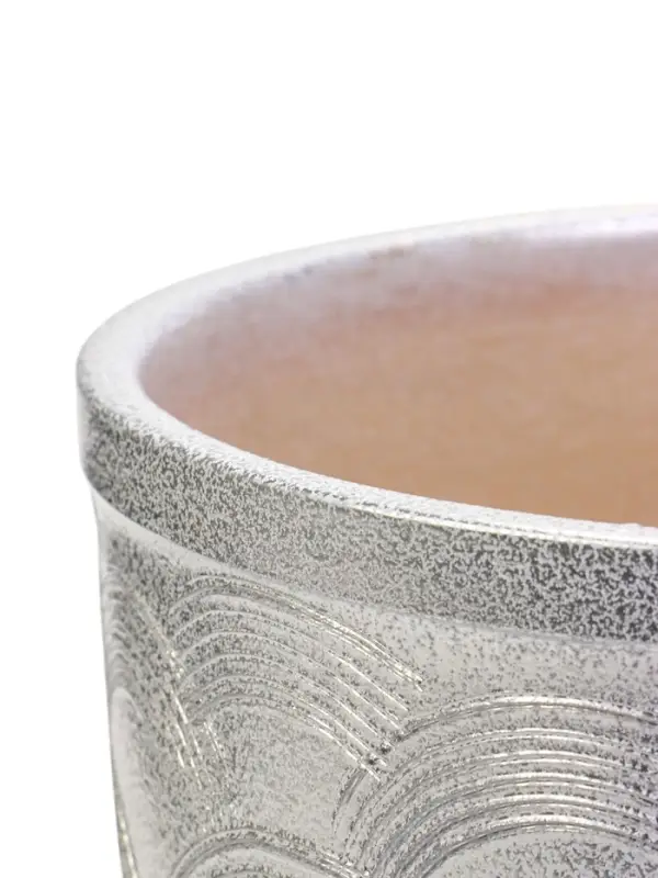 Горшок цветочный с поддоном 5 л, керамика "Узор" (М)