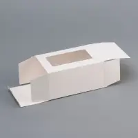 Коробка складная с окном 16&times;10&times;8 см