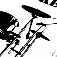 Наклейка 3Д интерьерная Рокер 58*57см