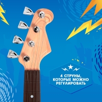 Игрушка музыкальная &laquo;Гитара рокер&raquo;, звуковые эффекты, цвет чёрный