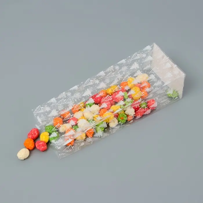 Пакет подарочный новогодний с жёстким дном 6&times;8&times;23 см