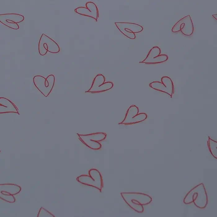 Пленка листах глянцевая 58&times;58 см, красный 50 микрон