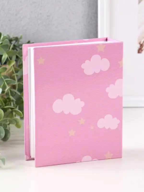 Фотоальбом 100 фото "Малышке" 10X15см, ПП карм., розовый