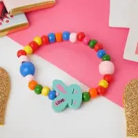 Браслет детский &laquo;Выбражулька&raquo; зайчик сонный на радуге, цвет МИКС