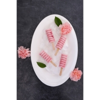 Форма для мороженого Доляна &laquo;Моника&raquo;, силикон, 19,5&times;11 см, 4 ячейки (6,7&times;3,2 см), цвет МИКС