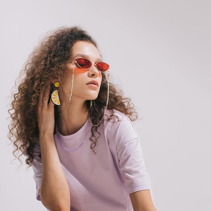 Серьги пластик &laquo;Вивьен&raquo; лимоны, цвет жёлто-белый