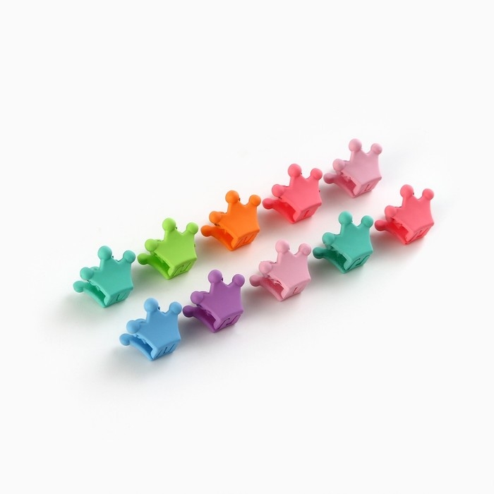 Заколка и крабики для волос новогодние &laquo;Единорог&raquo; на Новый год, 10 х 10,4 см