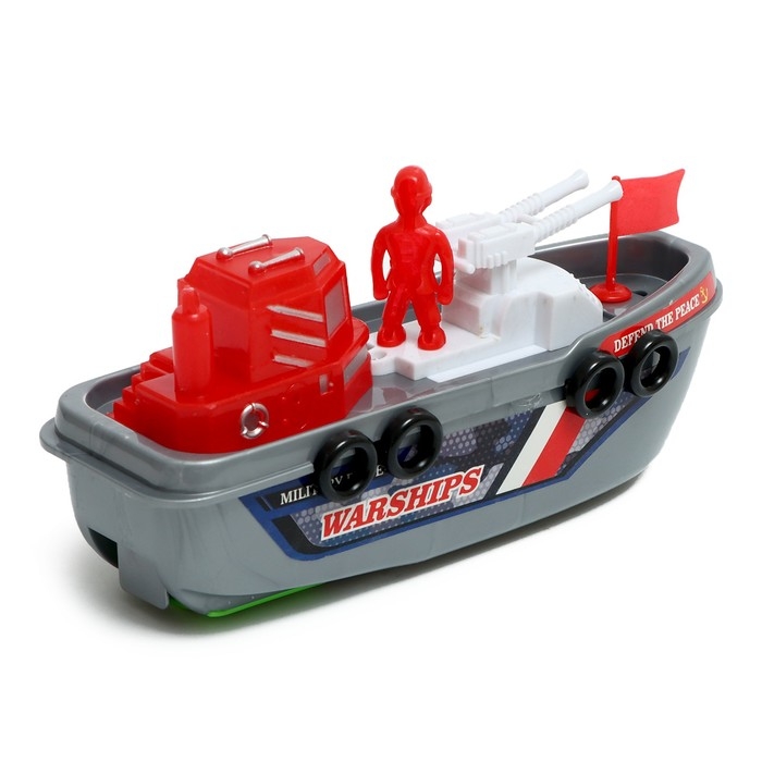 Катер &laquo;Патруль&raquo;, работает от батареек