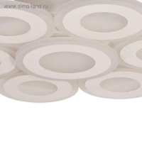 Люстра с ПДУ 671137/6 LED 204Вт диммер 3 режима 3000-6000К белый 50х50х6,5 см BayerLux