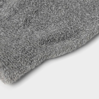 Мочалка-варежка для тела массажная Доляна, 21&times;11,5 см, бамбуковый уголь, китайская крапива, цвет серый