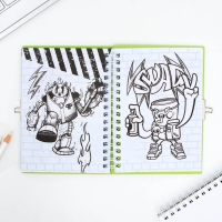 Анкета в твердой обложке на замочке &laquo;Для мальчиков&raquo;, А6 40 л