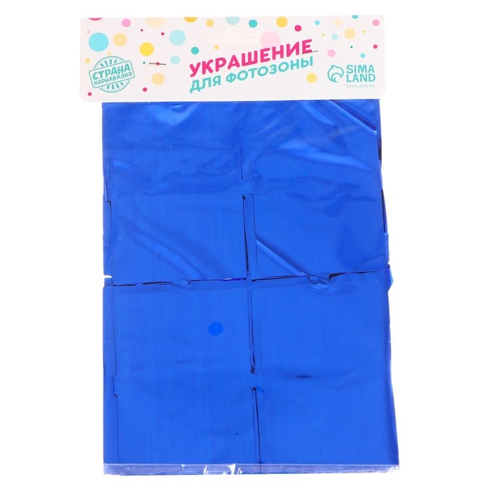 Праздничный занавес, 100 &times; 200 см, цвет синий