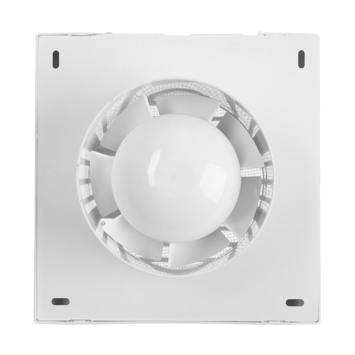 Вентилятор вытяжной ZEIN, LOF-01, d=100 мм, 220 В, 15 Вт, москитная сетка, белый
