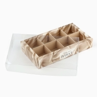 Коробка под 8 конфет с ячейками &laquo;Нежность&raquo;, 10 х 18.5 х 3 см