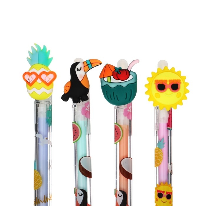 Ручка гелевая-прикол "Лето", МИКС