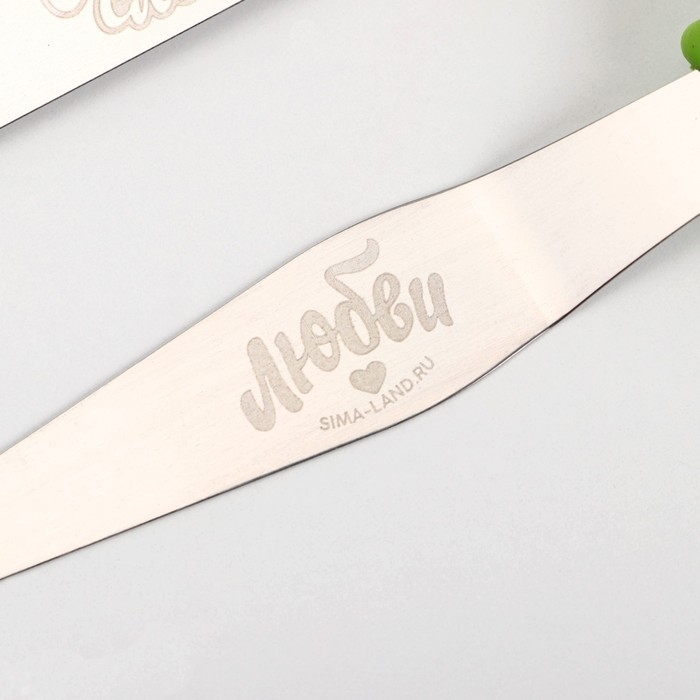 Набор лопаток кондитерских &laquo;Сладких слов&raquo;, 23 см х 8.5 см х 2.5 см 3 шт