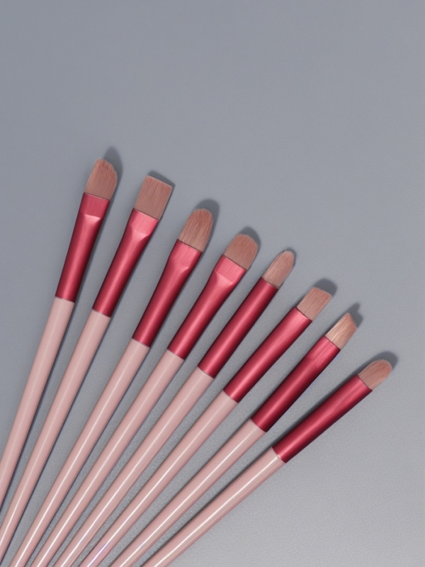 Кисти для макияжа, набор - 13 шт, 10 - 22 (&plusmn;1) см, цвет сиреневый