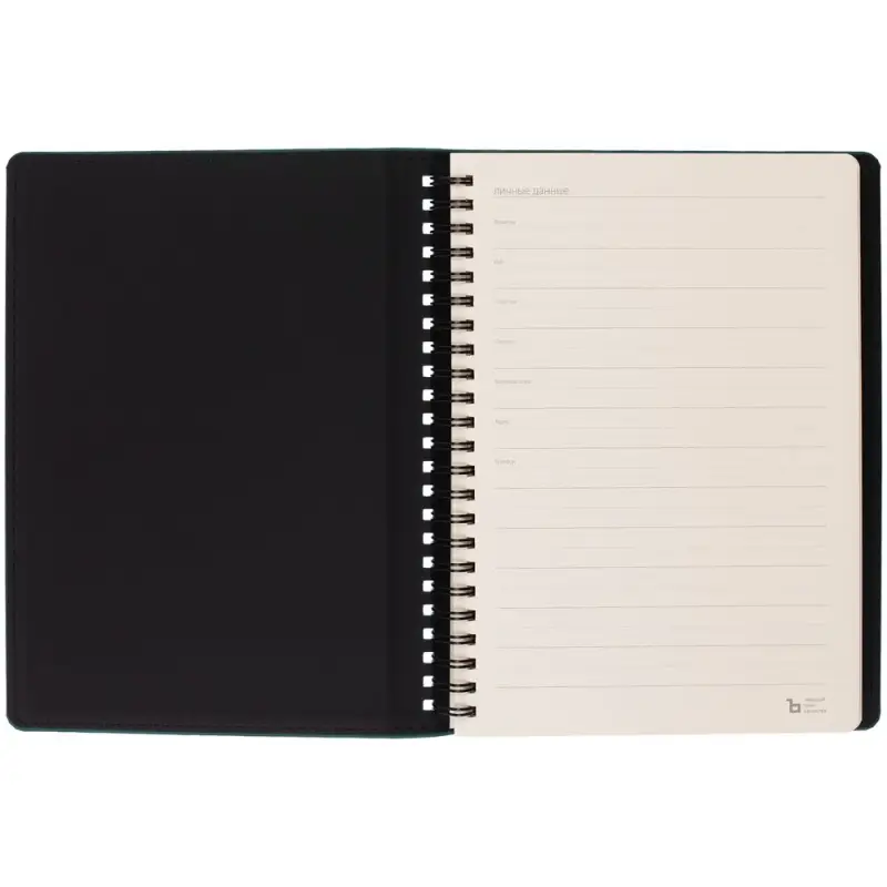 Ежедневник Spring Urban на заказ, недатированный, изумрудный