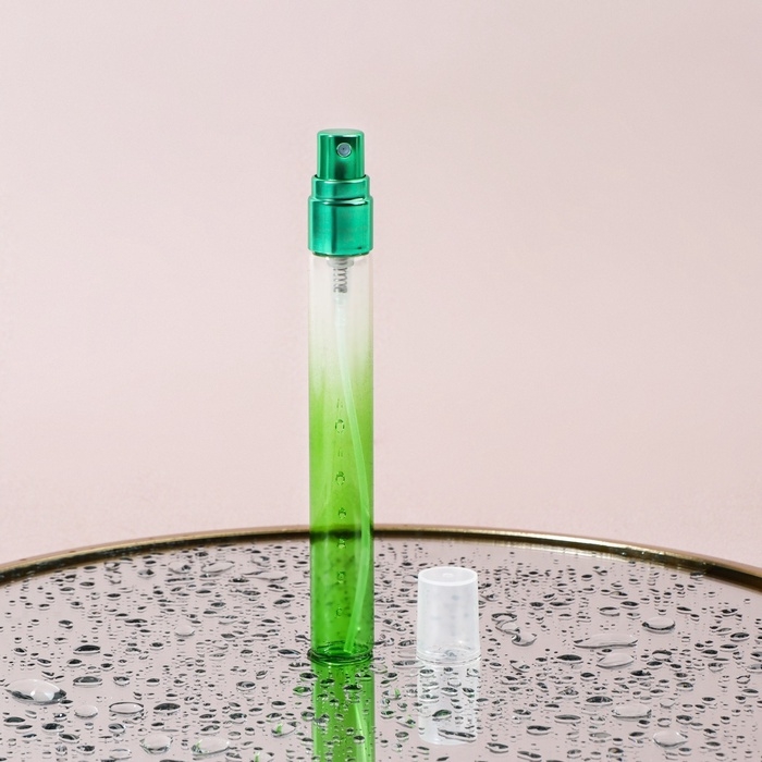 Флакон стеклянный для парфюма &laquo;Амбре&raquo;, с распылителем, фасовка - 6 шт, 10 мл, цвет МИКС