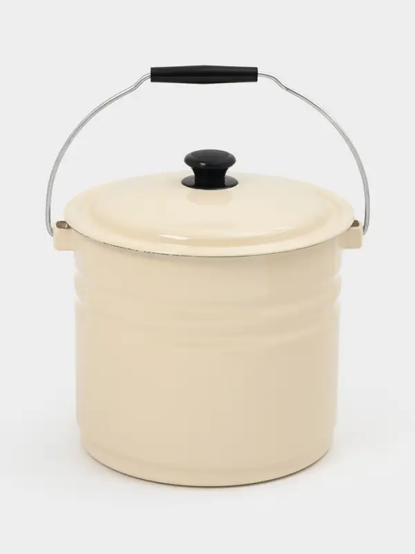 Ведро ц/шт с/кр 10л (слоновая)Без декора