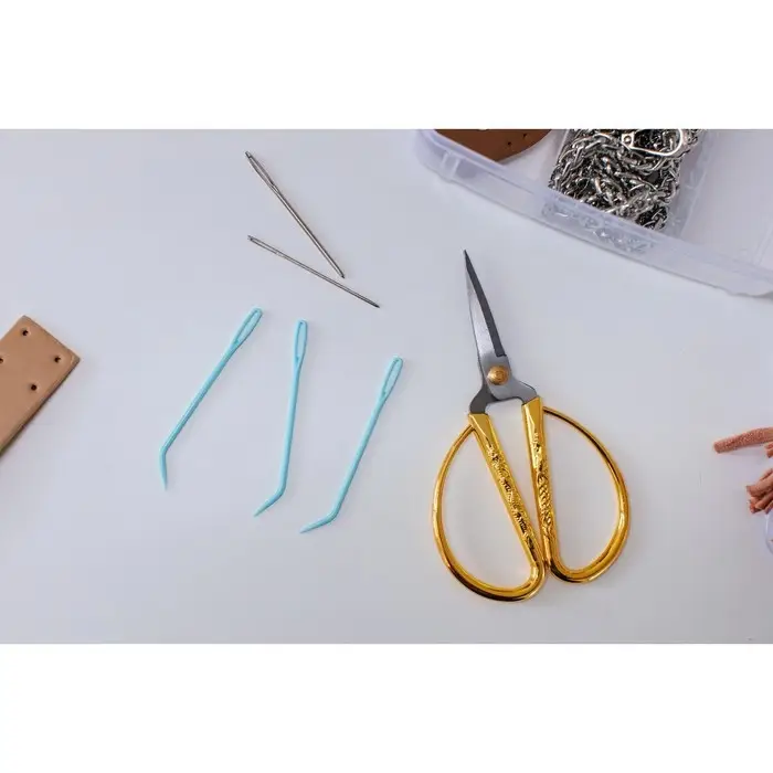 Иглы швейные для шерсти и пряжи, d=1.6/1.8/2 мм, 5.3/6/7.5 см, 6 шт.