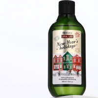 Ural Lab Winter Melody Гель для душа, 300 мл, New Year holidays, искрящееся шампанское