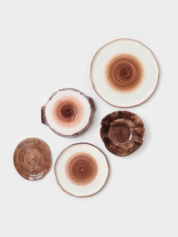 Блюдо для подачи Magistro "Wood" 20,5см 20,5х18,7х5,5 см