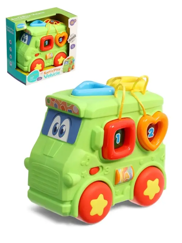 Музыкальная игрушка "Автобус" свет, звук