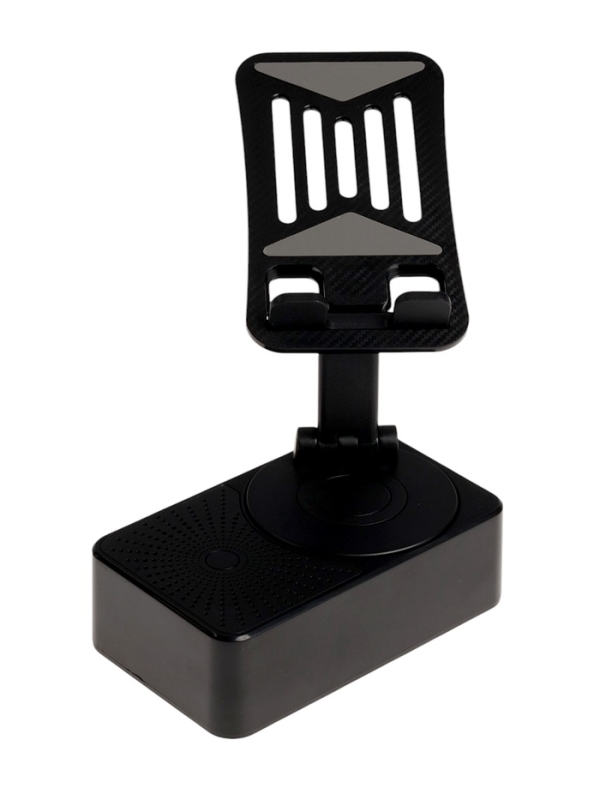 Портативная колонка 3 в 1 PS-50, держатель для телефона, power bank, 5 Вт, 1500 мАч, чёрная