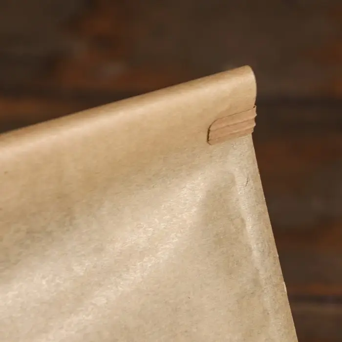 Пакет крафт бумажный, с окном, прямоугольное дно, 22&times;11&times;28 см