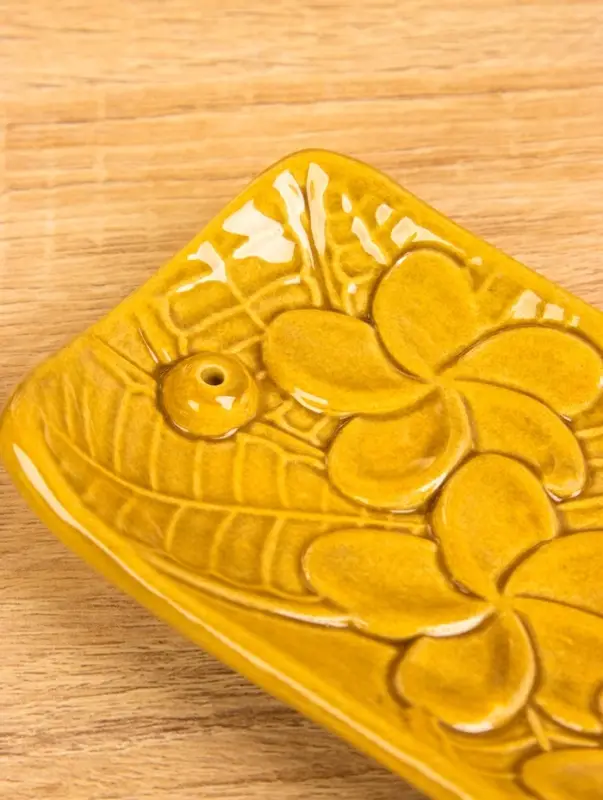 Подставка под благовония &laquo;Цветы&raquo;, 14&times;8&times;2.5 см, керамика, МИКС