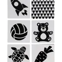 Набор картонных книжек-гармошек "Смотри, малыш!", 6 шт.