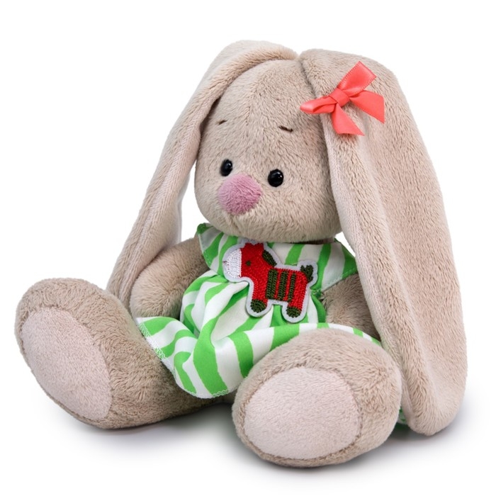 Мягкая игрушка &laquo;Зайка Ми в полосатом платье&raquo;, 15 см