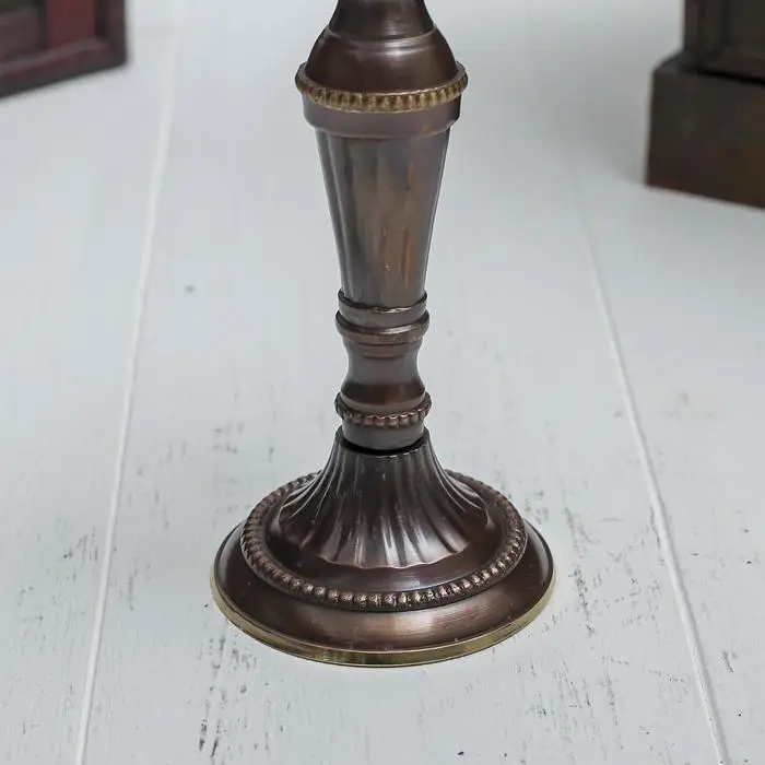 Подсвечник латунь на 1 свечу "Кали" 14х6,5х6,5 см