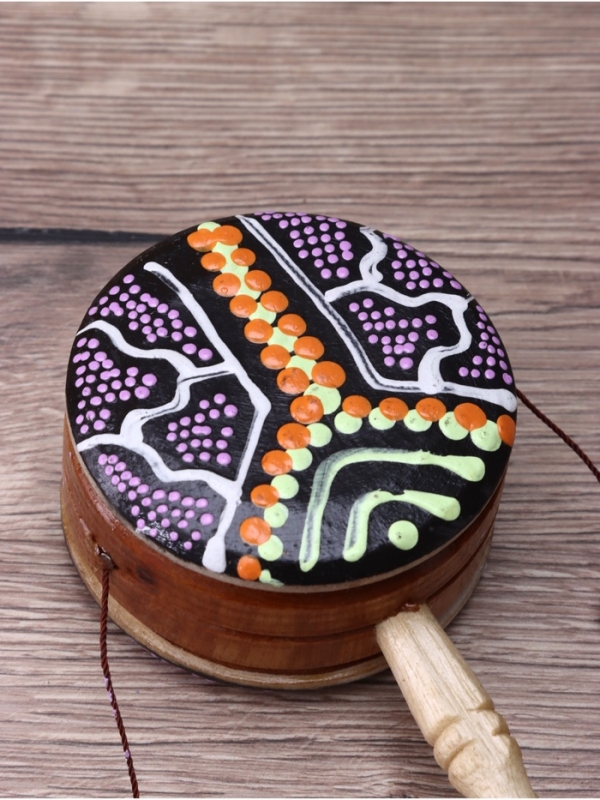 Сувенирный музыкальный инструмент "Клон Тонг" махагон, 6,5х6,5х22 см   МИКС