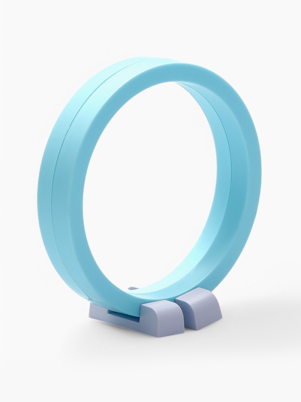 Подставка для украшений &laquo;Круг&raquo;, 11*11*4,5 см, цвет голубой