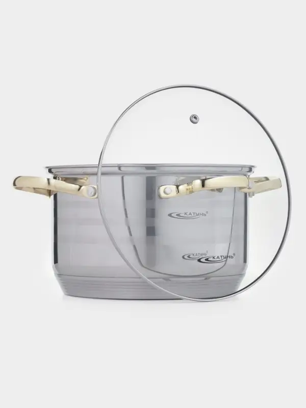 Кастрюля 4,5 л "ЭЛИС ГОЛД" ф22х13 см