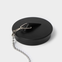 Пробка для ванны с игрушкой Доляна &laquo;Лягушка&raquo;, (диаметр верха 5,1 см, низа 4,6 см), цепочка 40 см