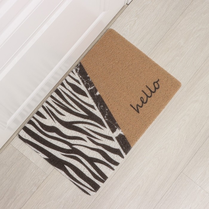 Коврик придверный Доляна &laquo;Мэнни&raquo;, 38&times;58 см