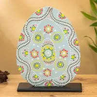 Сувенир &laquo;Яйцо&raquo;, 20&times;6&times;26 см, МДФ, серый