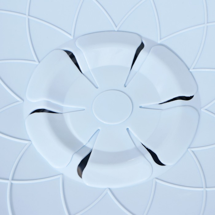 Крышка-невыкипайка силиконовая Доляна &laquo;Актеон&raquo;, d=26 см, цвет голубой