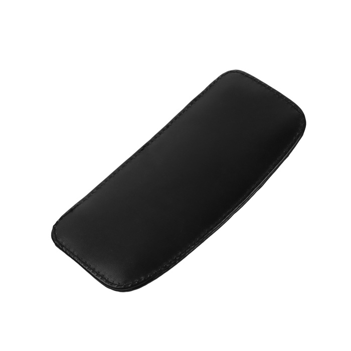 Подушка самоклеящаяся, кожа PU, 18 х 7.5 см, черный