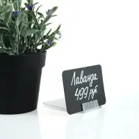 Ценникодержатель под углом 75, 7&times;4&times;1 см, цвет прозрачный