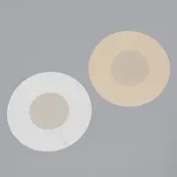 Стикини на грудь &laquo;Круг&raquo;, набор - 5 пар, на клеевой основе, 6&times;6 см, бежевая