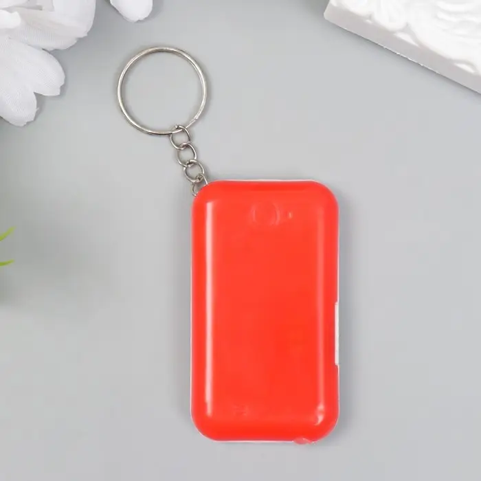 Фонарик брелок для ключей на кольце &laquo;Варежки: Поймай счастье&raquo;, 6.5&times;3.5&times;1 см