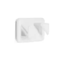 Держатель самоклеящийся для проводов и гирлянд ТУНДРА krep, 8&times;30&times;15 мм, белый, 8 шт.