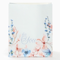 Набор крафтовых пакетов со стикерами, Принцессы, 18х22х12 см