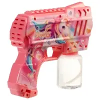 Генератор мыльных пузырей "Единорожка",световые эффекты, работает от батареек