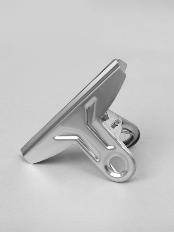 Прищепка металлическая 7,5&times;3,5&times;5 см, (фасовка 20 шт.), цвет хром