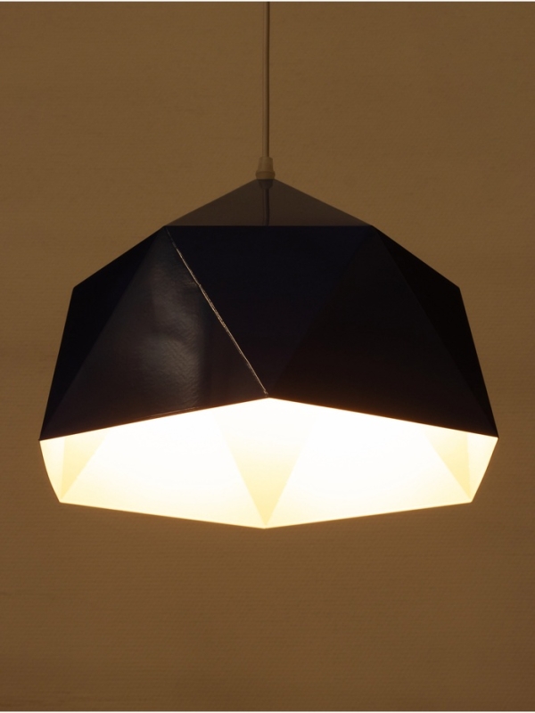 Светильник Edward 1х40Вт Е27 пр-1м синий 38х38х25см